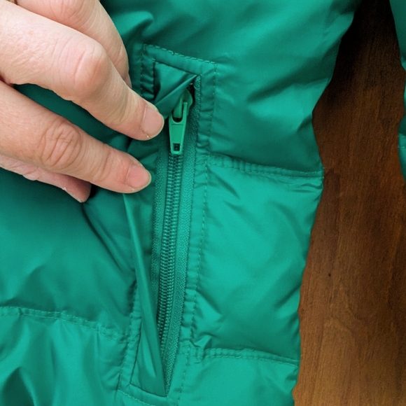 Lucky Brand Down 🪿 Emerald Green 💚 Puffer Jacket Ladies Small - Picture 6 of 10